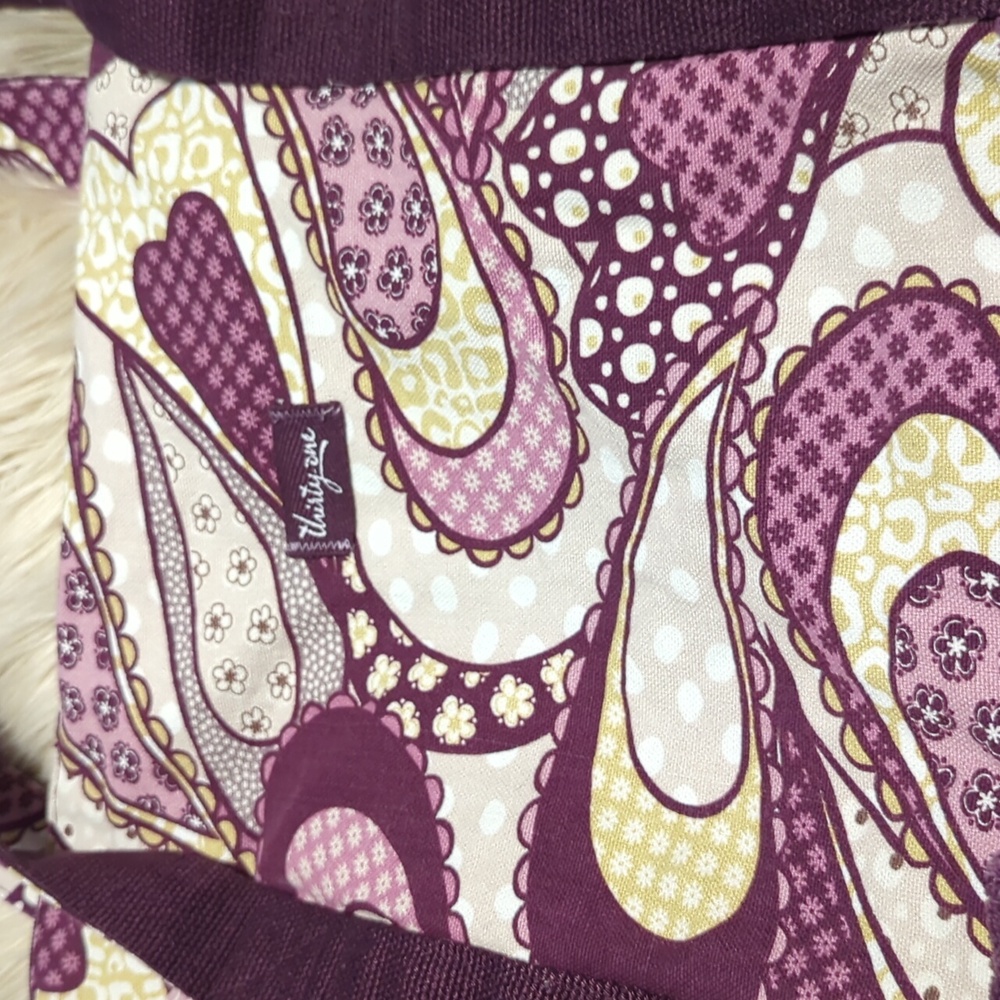 Retro Metro plum purple thirty-one weekender bag - Picture 5 of 11